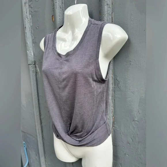 Athleta Grey Breezy Twist Tank, Small - Picture 4 of 11